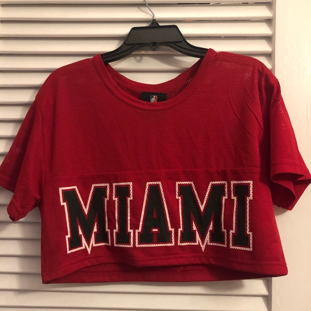 Miami Heat Jersey crop top🏀